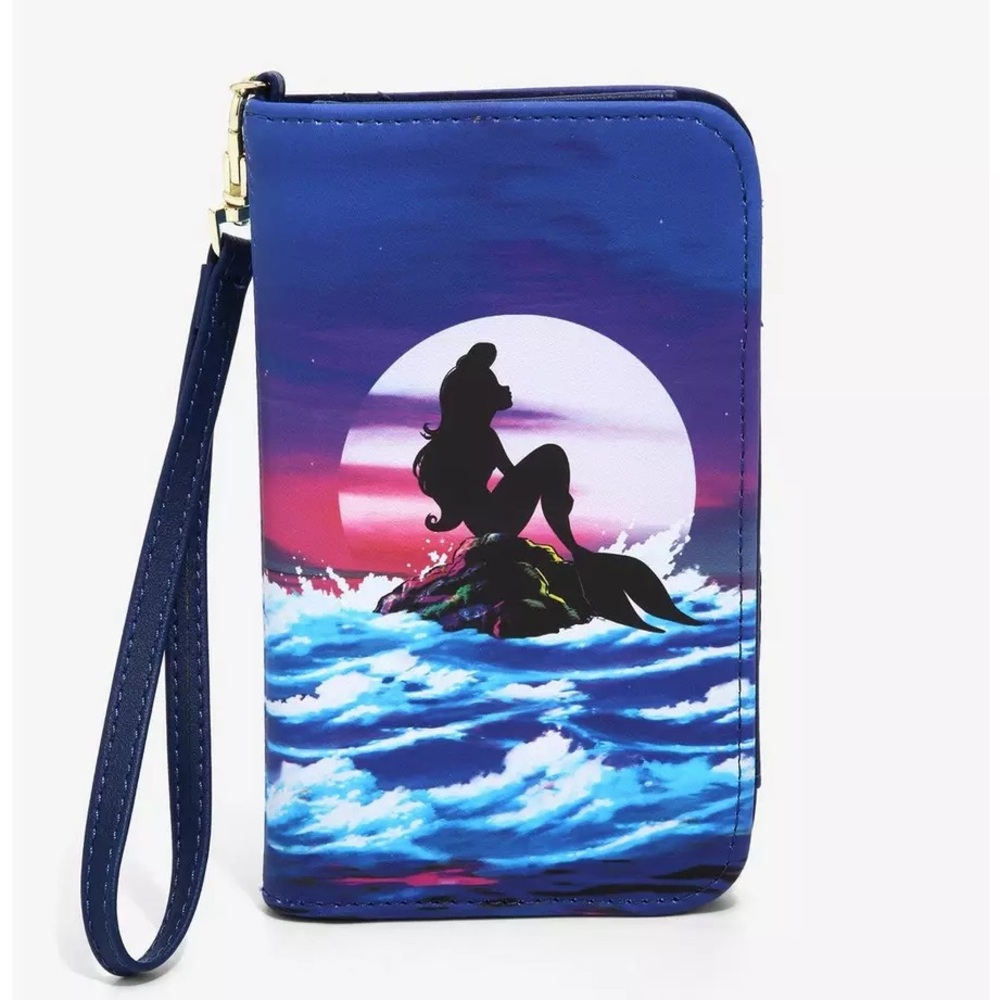Loungefly Disney The Little Mermaid Silhouette Tech Wallet